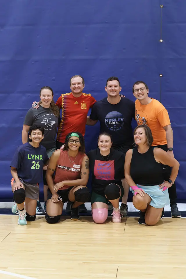 Lavender League players together on the court during the Summer 2026 season