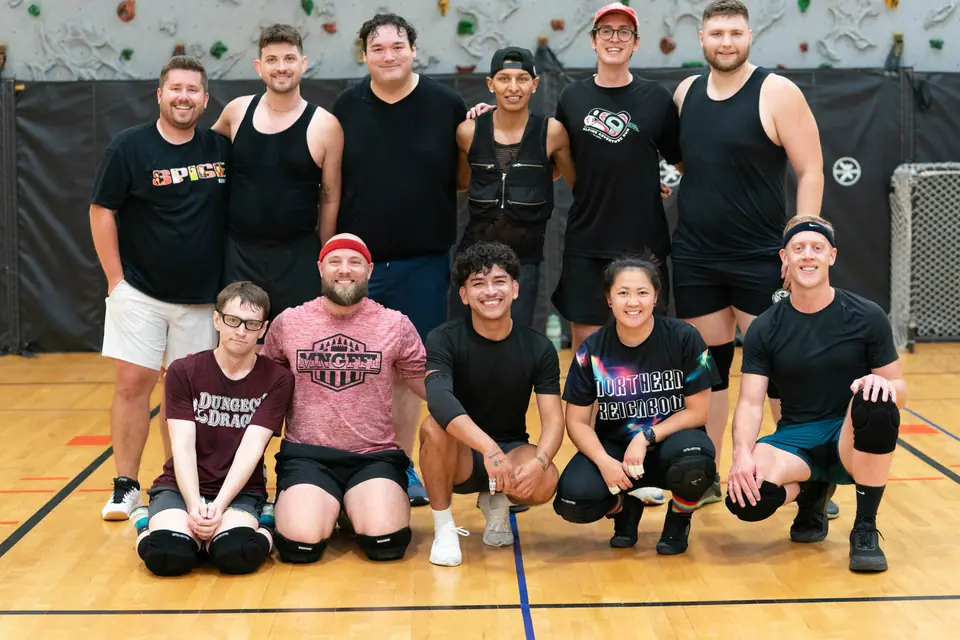 Lavender League players together on the court during the Summer 2025 season