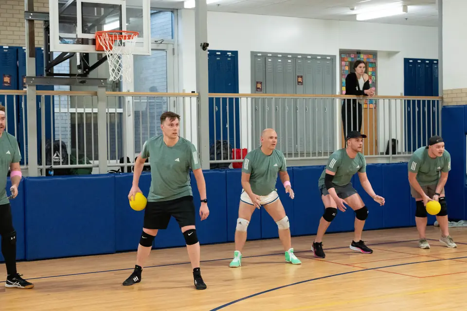 Lavender League players together on the court during the Spring 2025 season