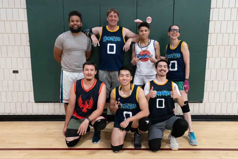 Open League players together on the court during the Summer 2025 season
