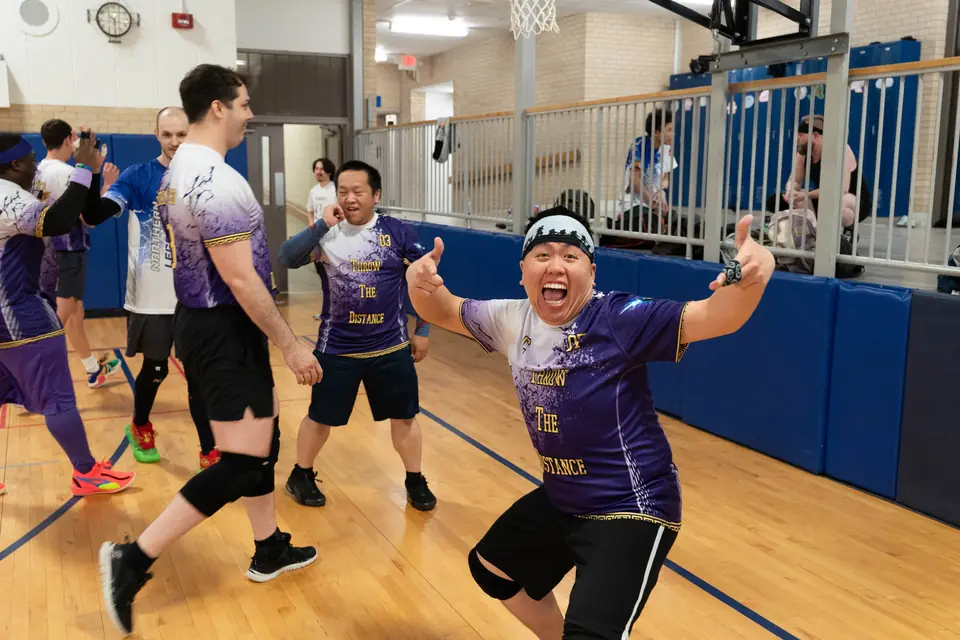Open League players together on the court during the Spring 2025 season