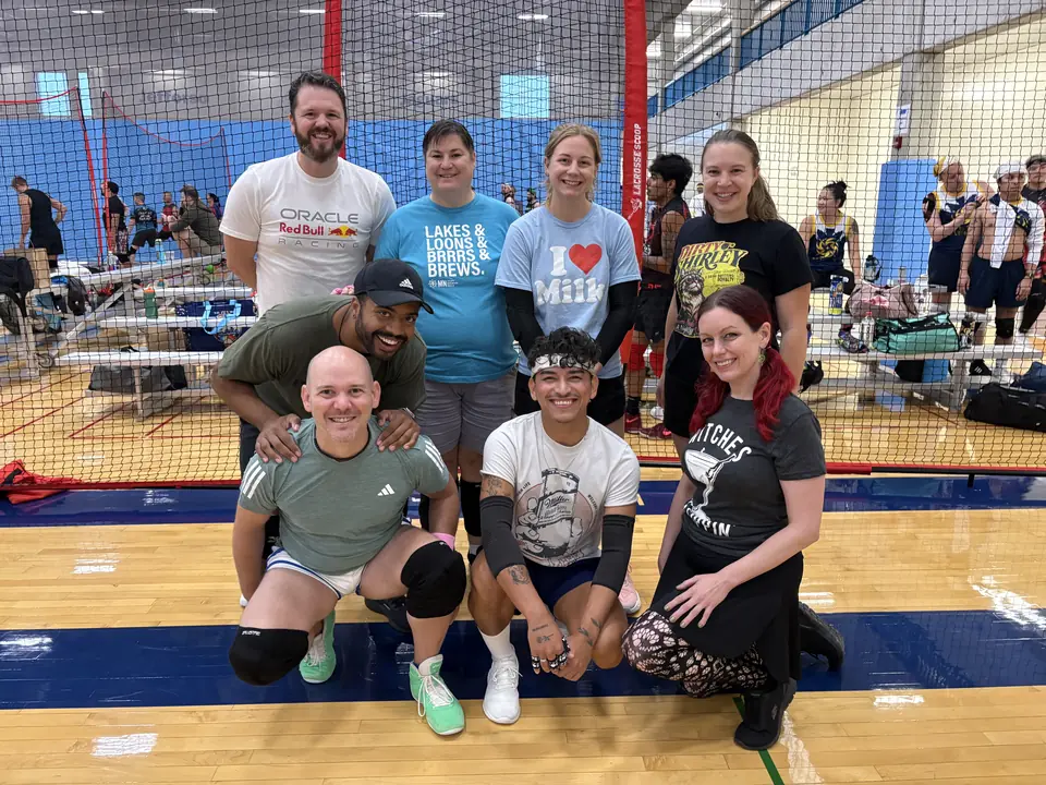 Lavender Challenge 2026 players together on the court