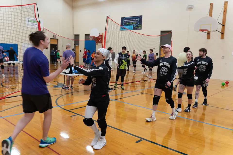 Spring Showdown 2026 players together on the court