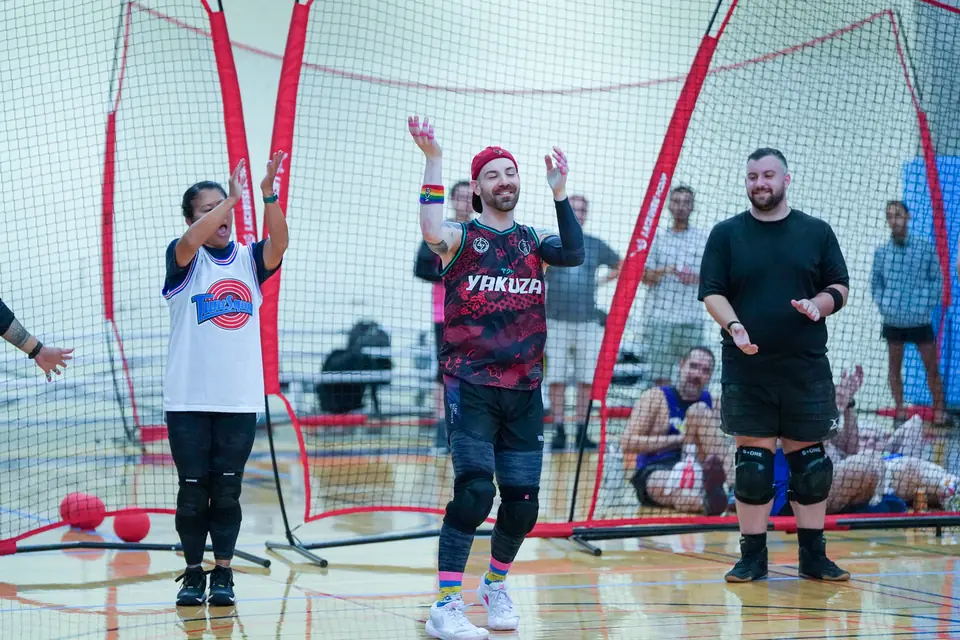 Lavender Challenge 2025 players together on the court
