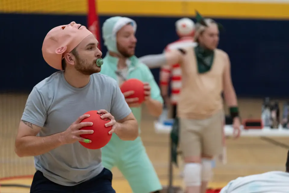 Halloween Tournament players in action