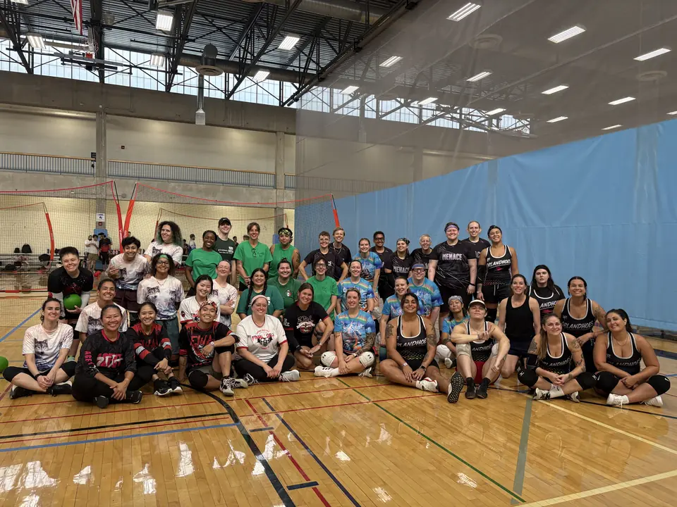Lavender Challenge 2026 players together on the court