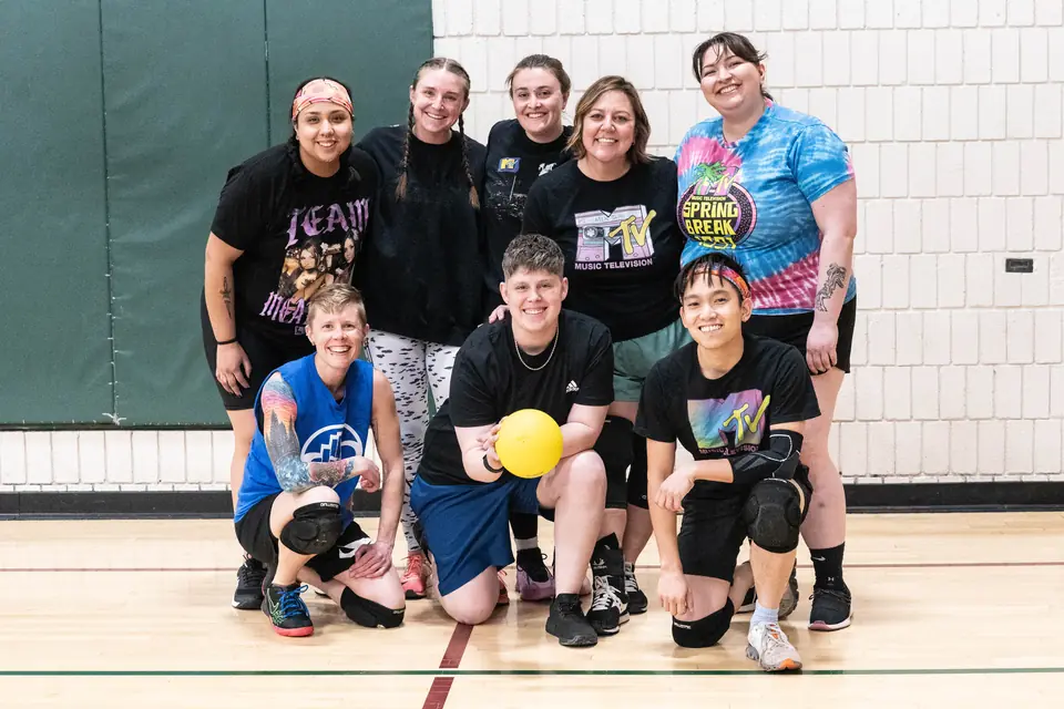 WTNB League players together on the court during the Winter 2025 season