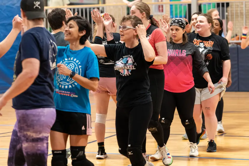 WTNB League players together on the court during the Winter 2026 season