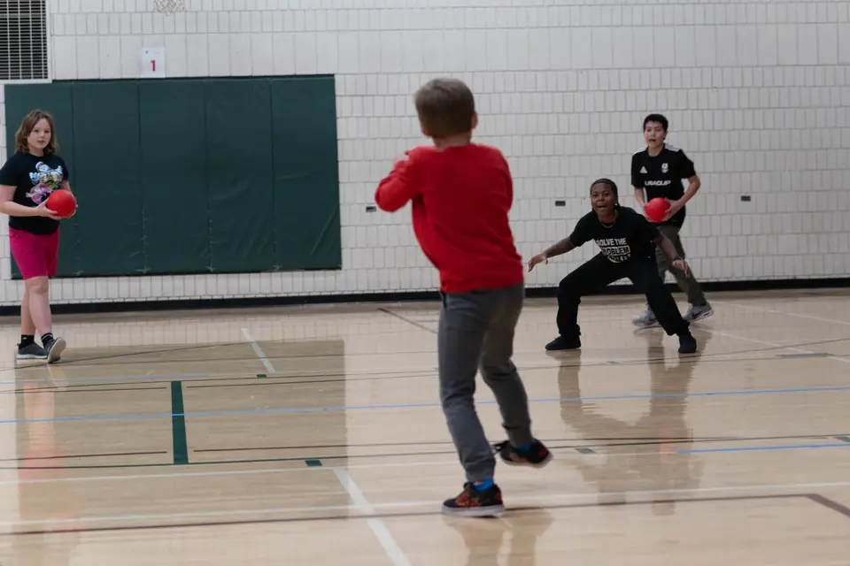 Youth Program players together on the court during the Fall 2025 season