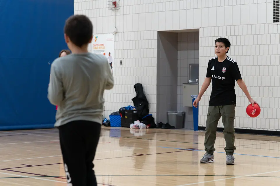 A Youth Program player mid-game during the Fall 2025 season